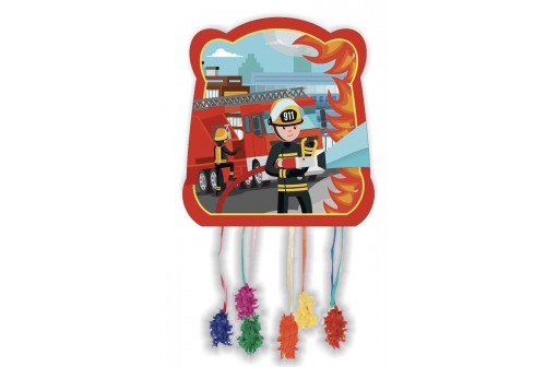 pinata pompier à tirer