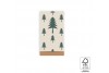 24 petites pochettes sapin vert
