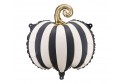 Ballon citrouille noir crème et or