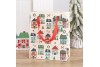 Sac à cadeaux en papier Maisons festives