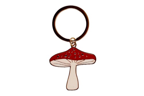 Porte clés champignon