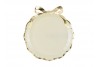 Assiettes noeud beige