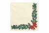 Serviettes guirlande de Noël x 20