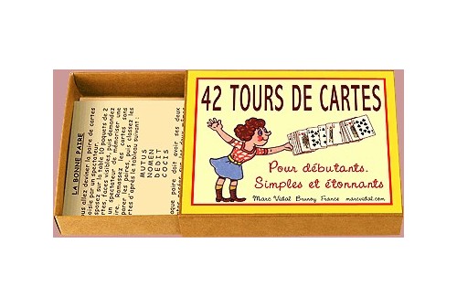 Boîte de 42 tours de cartes