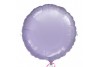 Ballon rond Mylar mauve