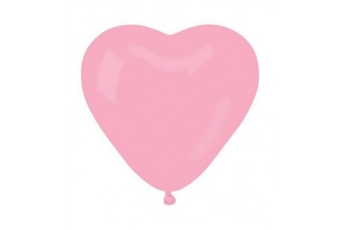 Ballon coeur rose - set de 10 ballons