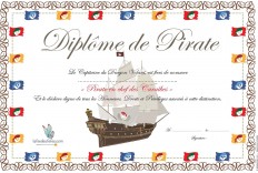 Diplômes de Pirates