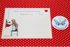 Carte rétro, mon petit répertoire