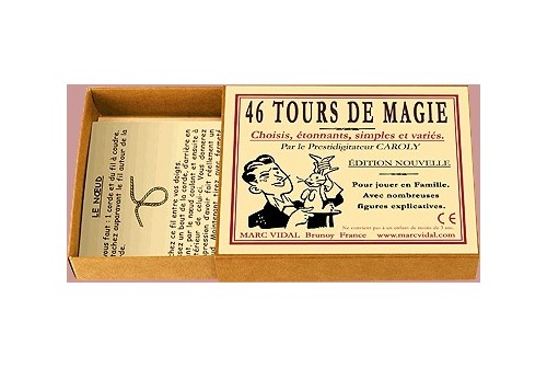 Boîte de 46 tours de magie