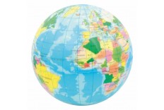 Balle globe terrestre 