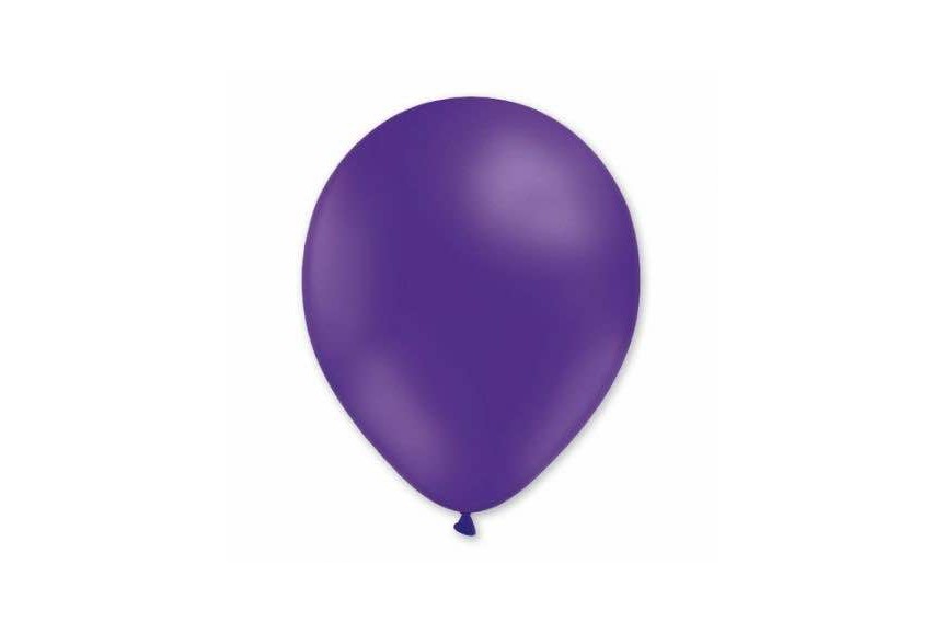 Ballon géant d'anniversaire avec nombre « 20 » 65 cm violet