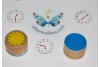 Tampon éducatif horloge en bois