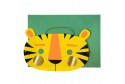 Carte anniversaire - masque de tigre