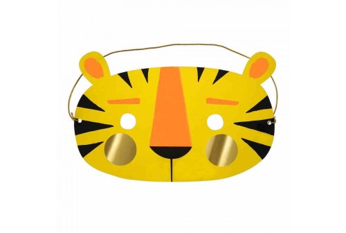 Carte anniversaire - masque de tigre