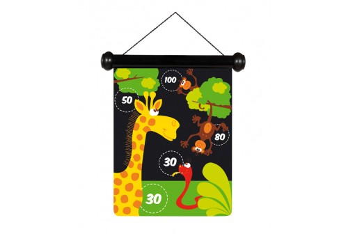 Jeu de fléchettes magnétiques Zoo