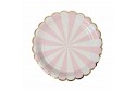 Assiettes Mix and Match rose cendré