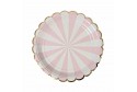 Assiettes Mix and Match rose cendré