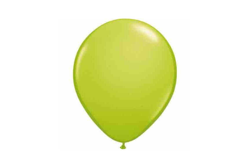 8 Ballons d'anniversaire enfant de couleur vert d'eau - Air et Hélium