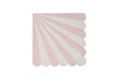 Serviettes mix and match rose