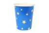 Gobelets multicolores étoiles dorées