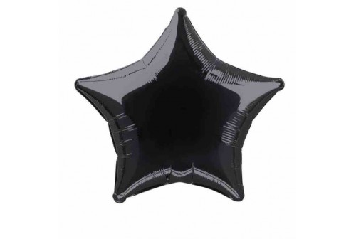 Ballon Mylar étoile noire