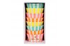 100 caissettes à cupcakes fluo