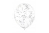 Ballon confetti argent - Set de 3 ballons