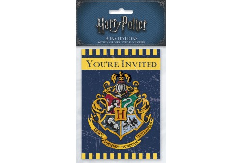 8 invitations Harry Potter