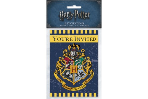 Harry Potter Invitation Anniversaire Theme Sorcellerie Fete Enfants