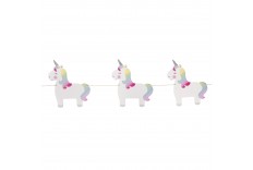 Guirlande Licorne en bois