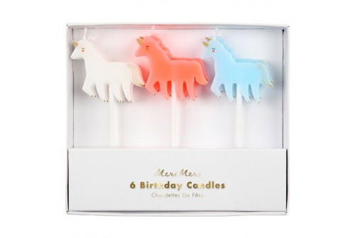6 Bougies Licorne