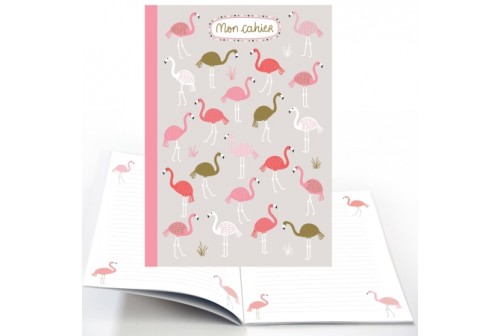 Cahier Flamant Rose