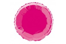 Ballon rond Mylar fuchsia