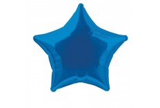 Ballon Mylar étoile bleu roi