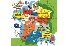 Carte anniversaire Puzzle France