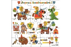 Carte Puzzle Petits chevaliers