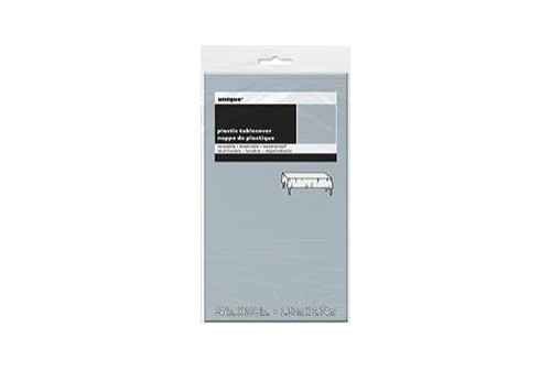 Nappe argentée en plastique
