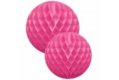 Set de 2 Boules alvéolées fuchsia