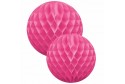 Set de 2 Boules alvéolées fuchsia