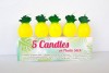 5 bougies ananas