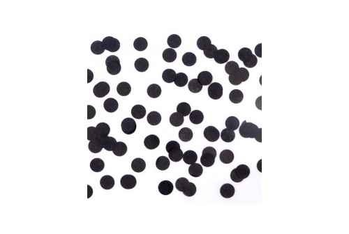 Confettis ronds noirs
