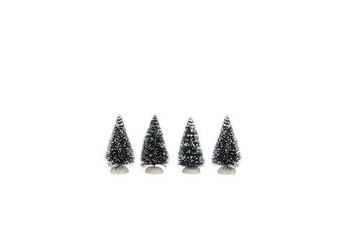 Set de 4 sapins miniatures