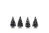 Set de 4 sapins miniatures