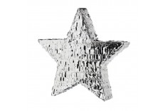 Pinata étoile mylar Argent