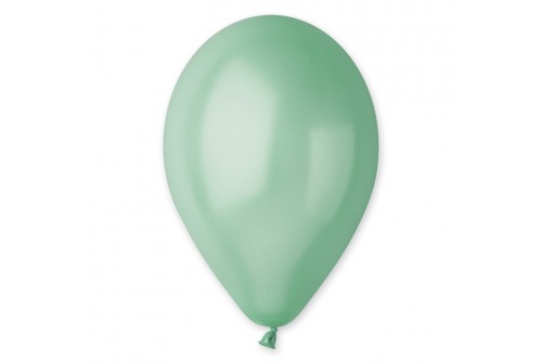 Ballons anniversaire couleur verte - Set de dix ballons de baudruche