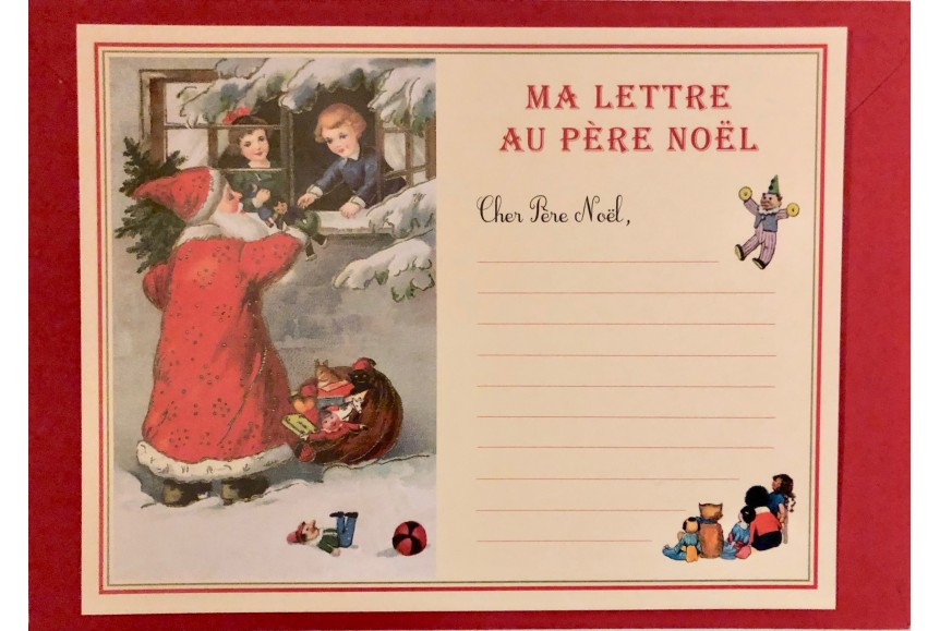 Myrtille Et La Lettre Au Pere Noel Lettre au père Noël vintage - Ludom edition