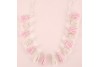 Guirlande Tassel blanche et rose