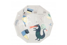 Assiettes chevalier Dragon Meri Meri