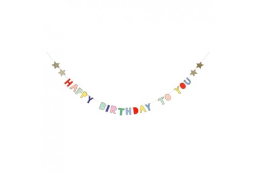 Petite Guirlande Happy Birthday