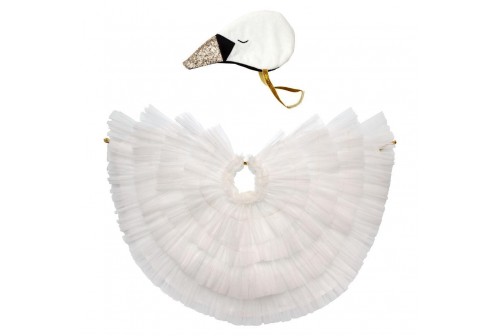 Cape et chapeau de cygne